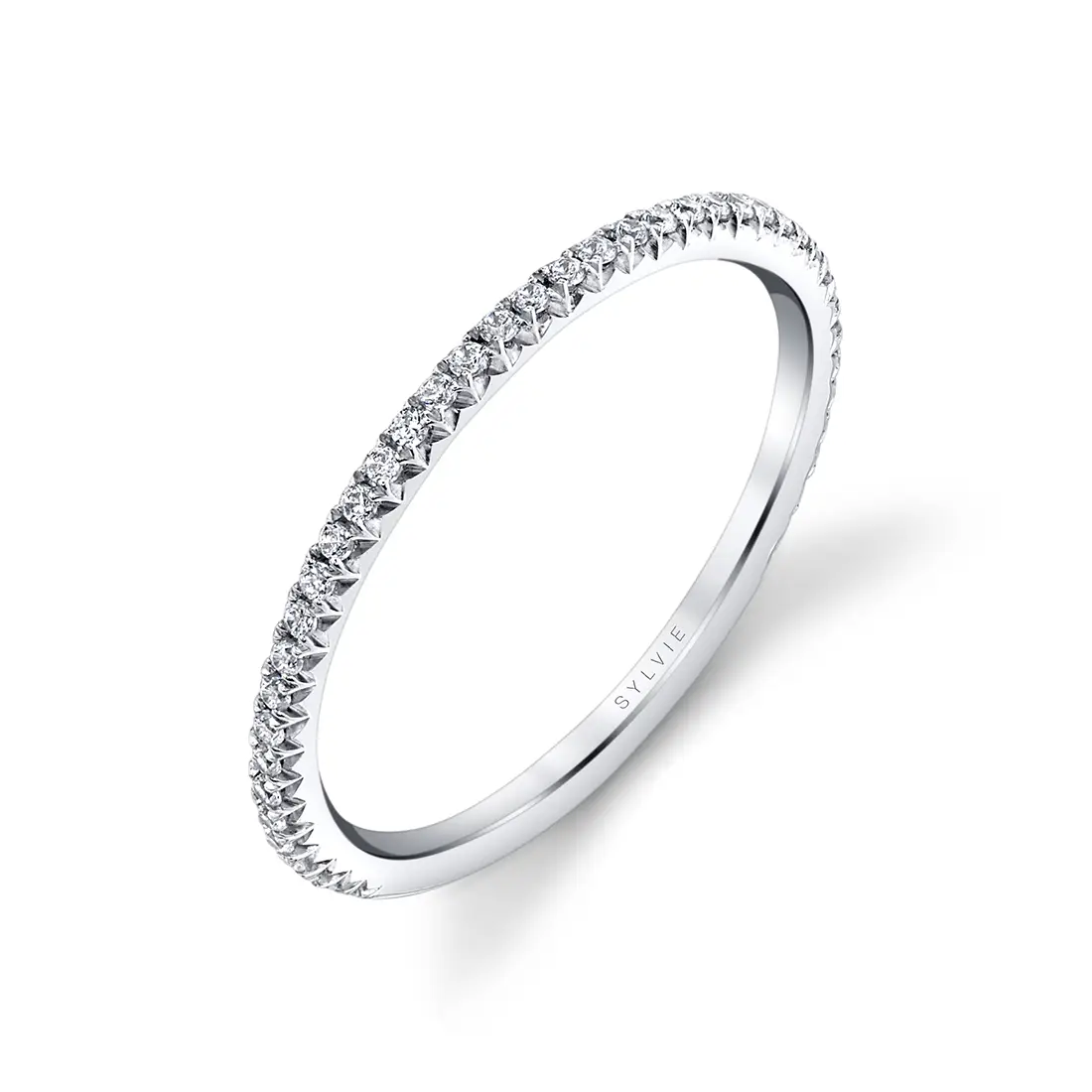 classic diamond wedding band