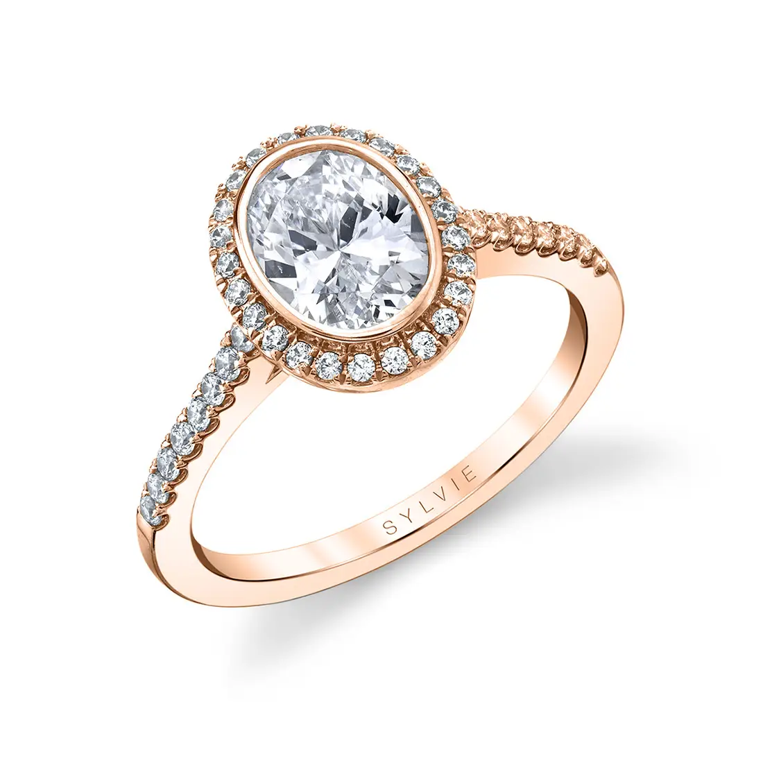 2.93 Ctw Oval Cut & Side Trillion Cut Diamond 3-Stone Engagement Ring Solid  14k White Gold – BrideStarCo