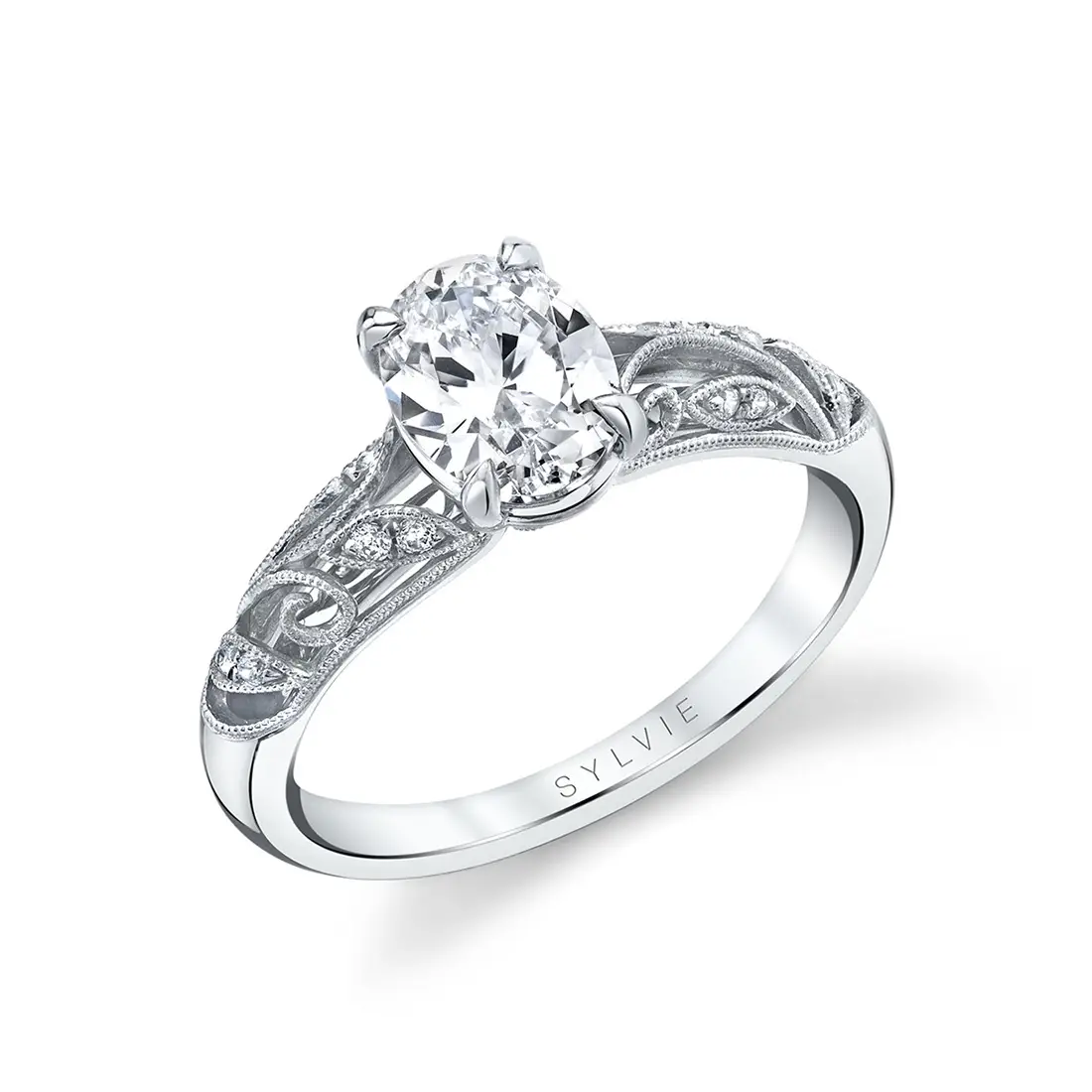 Modern white gold rings sales