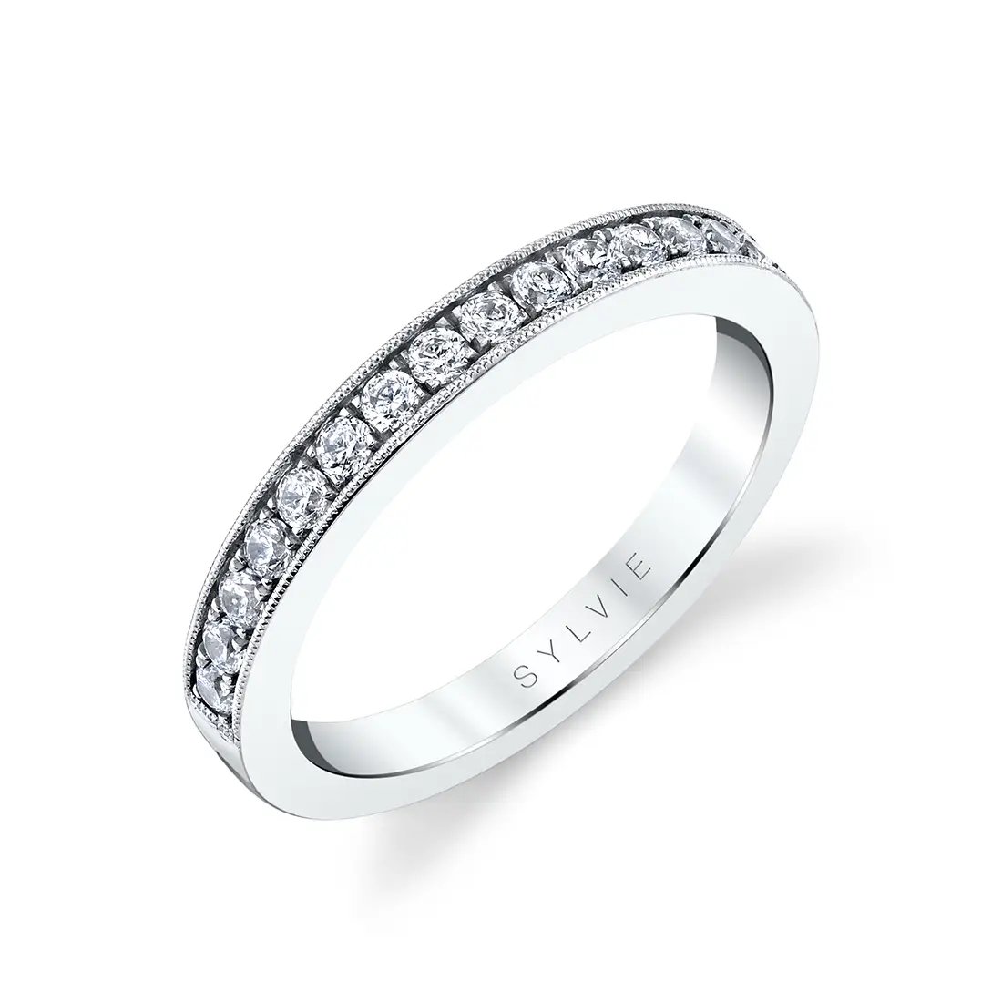 classic diamond wedding band