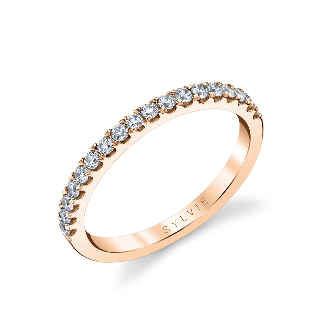 White Gold Classic Wedding Band- Leigh Ann