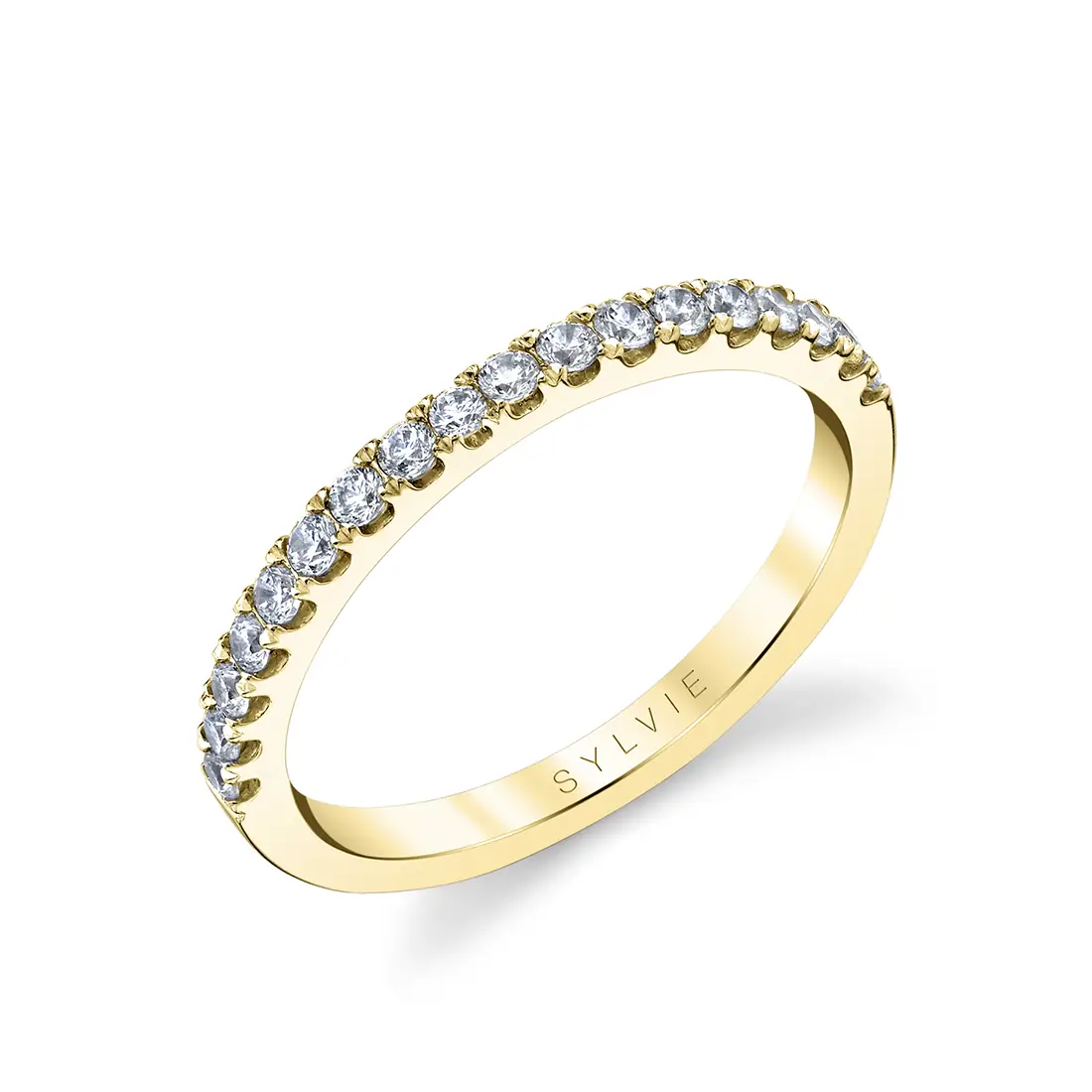 White Gold Classic Wedding Band- Leigh Ann