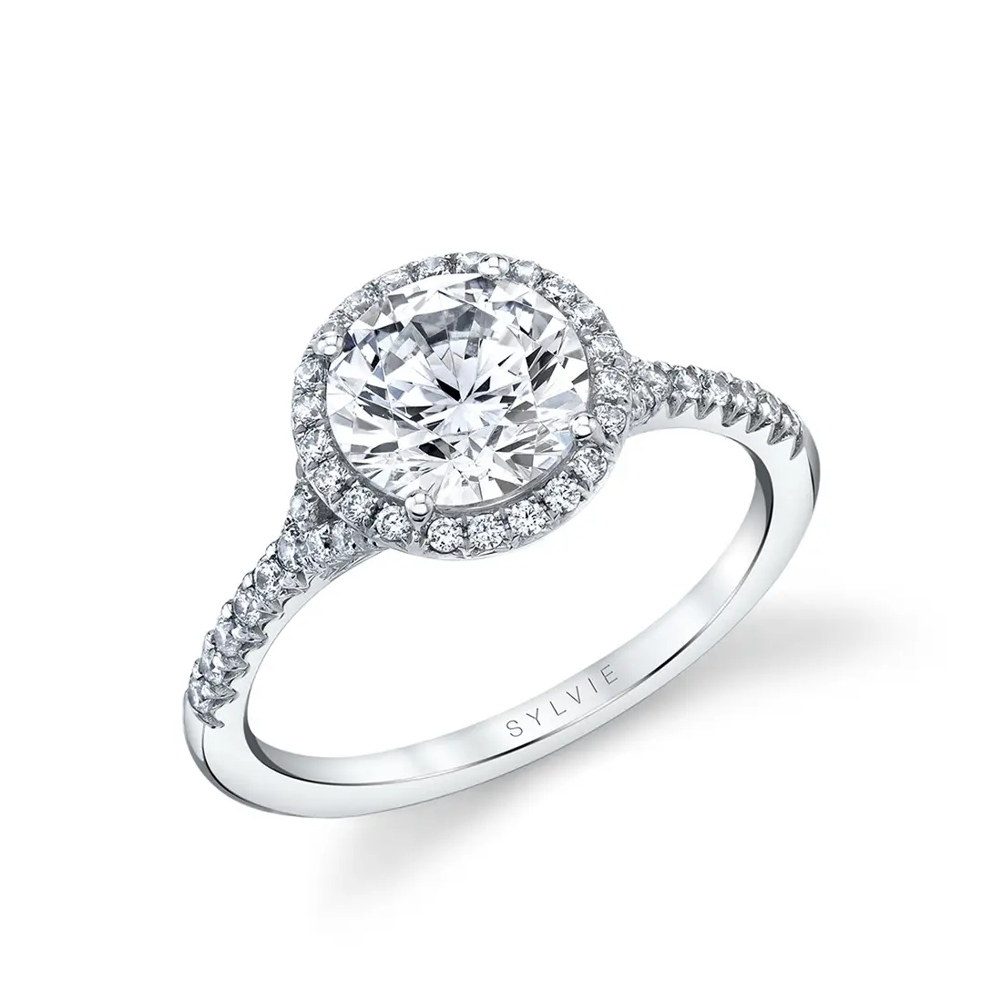 Oval Engagement Ring with Halo 