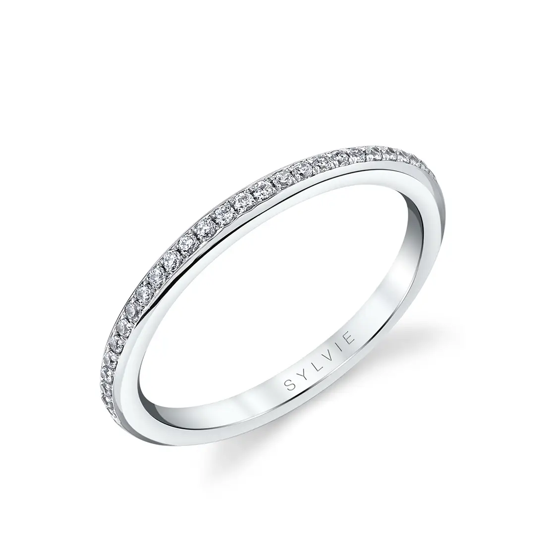 pave wedding band