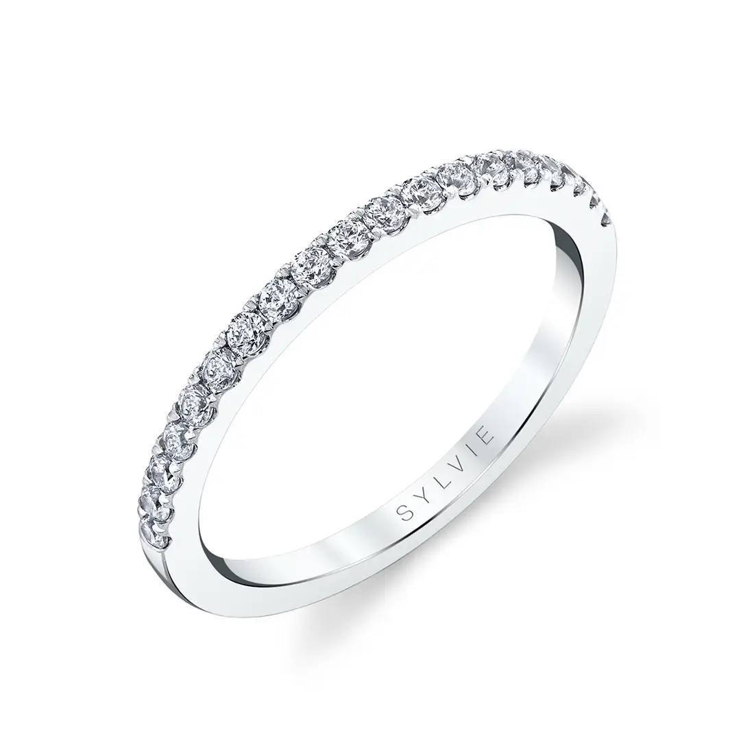 pave wedding band