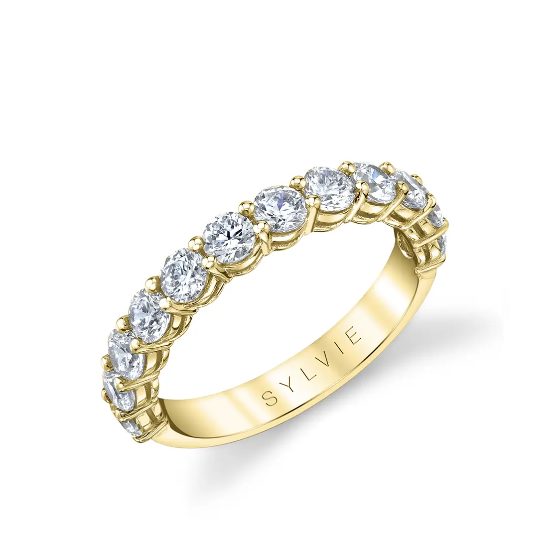 White Gold Thick Wedding Band