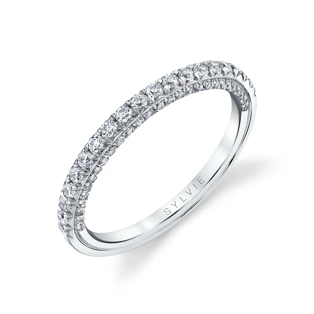 Wedding band all diamonds 2025