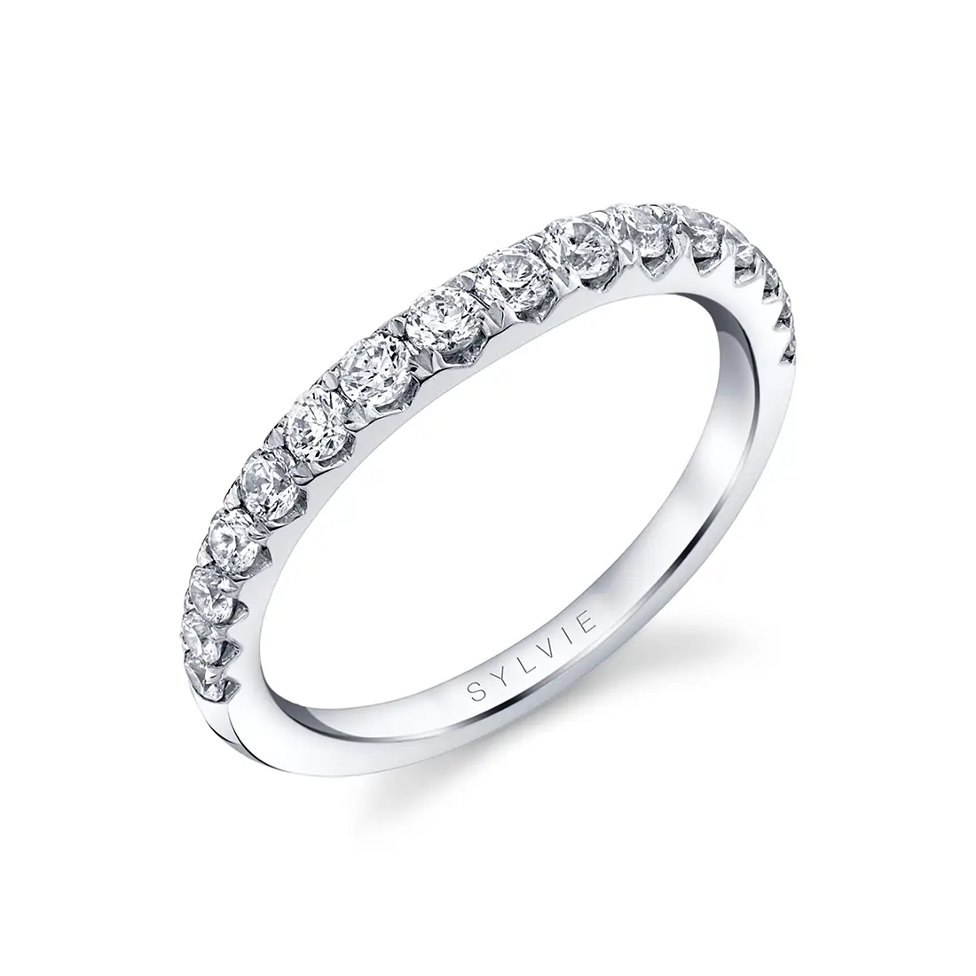 Pave Wedding Band