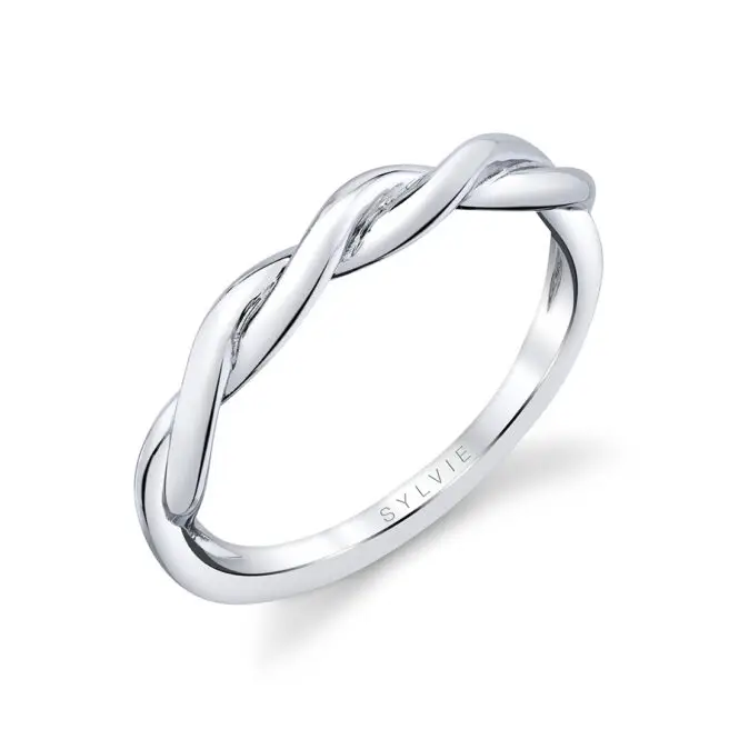 spiral wedding band