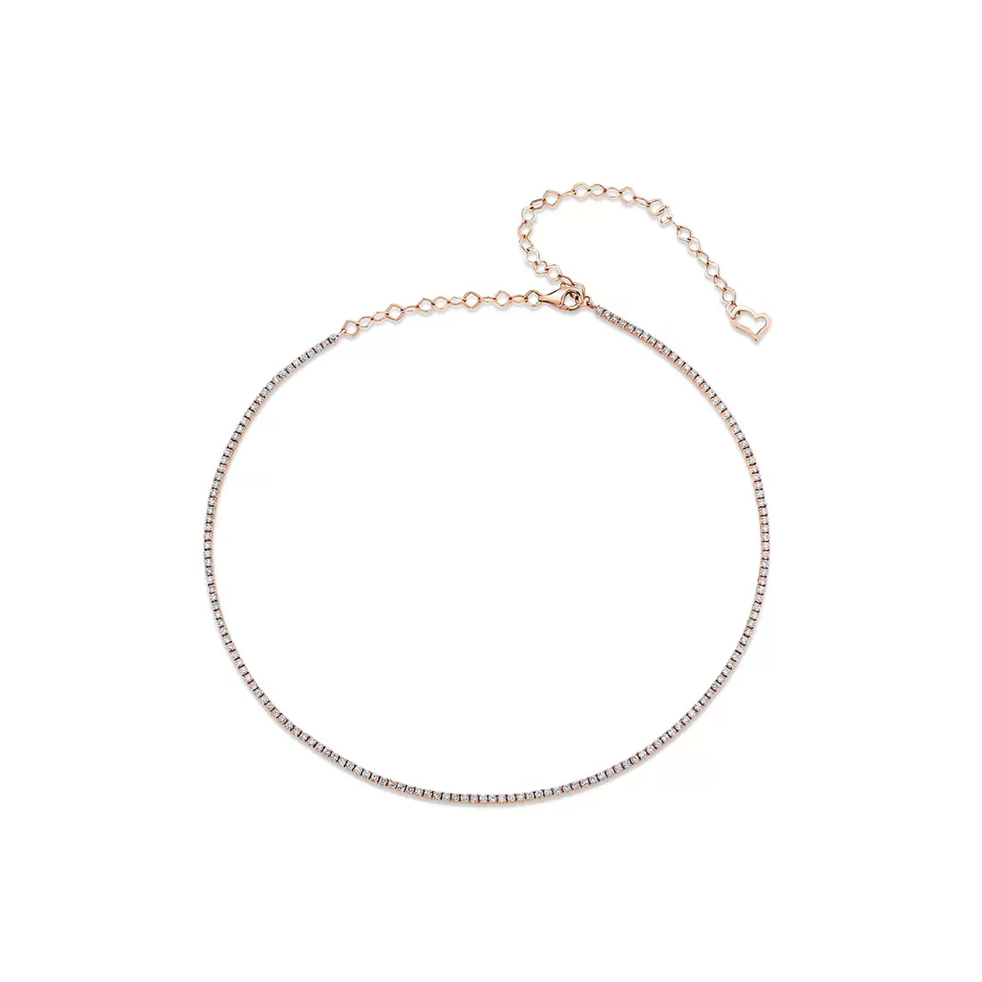 Diamond Tennis Choker Necklace