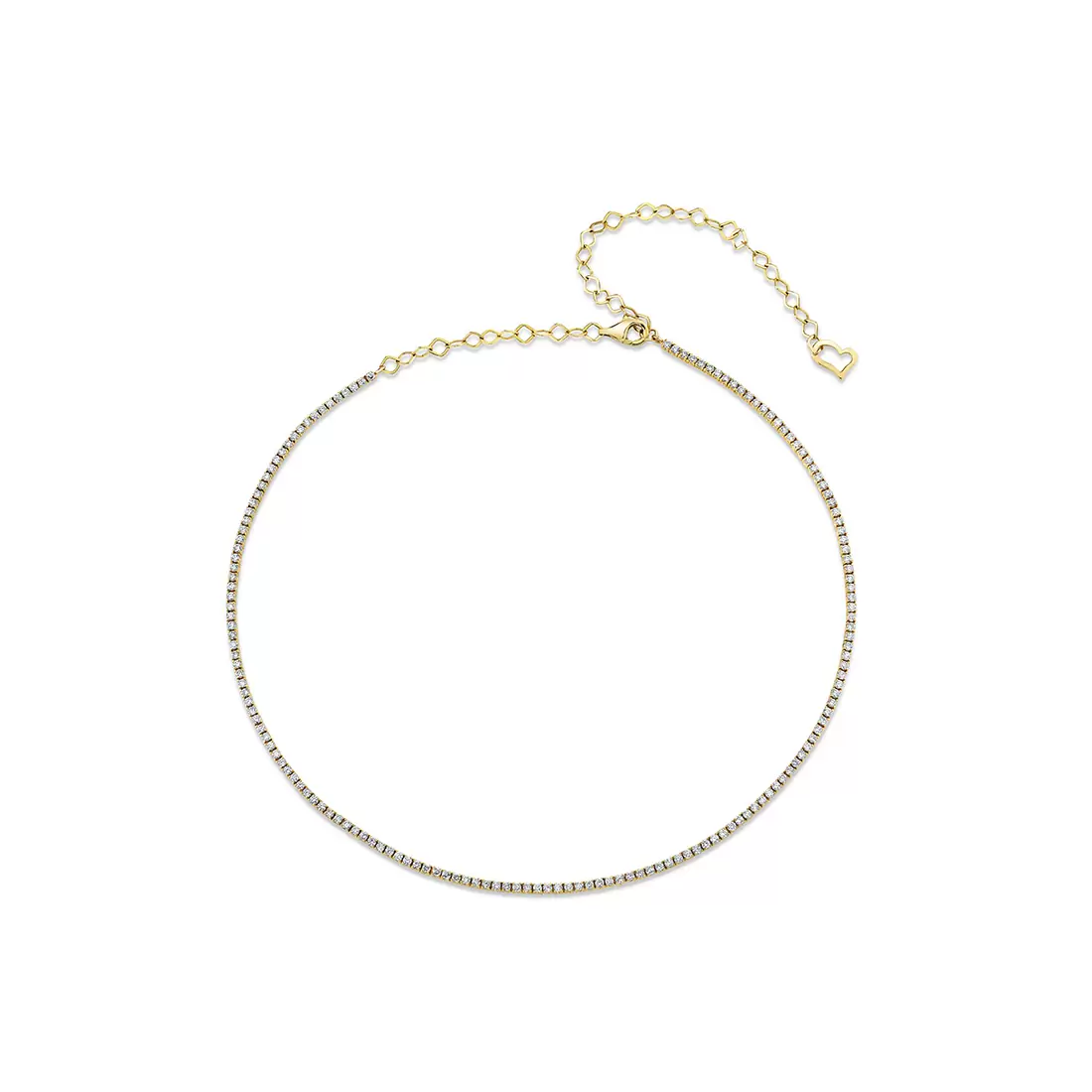 Diamond Tennis Choker Necklace