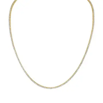 White Gold Diamond Tennis Necklace