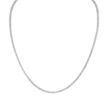 White Gold Diamond Tennis Necklace