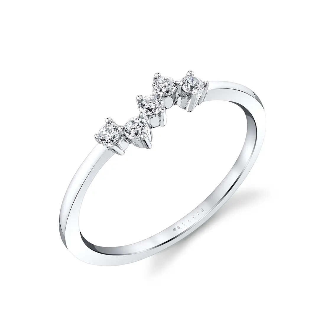 Cluster online wedding band