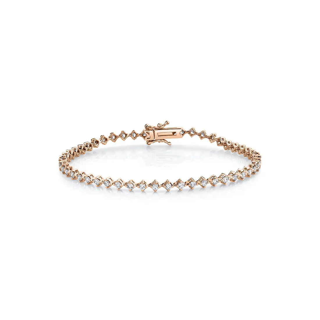 kite set diamond bracelet