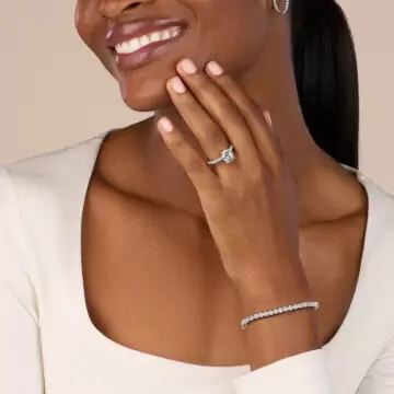 White Gold Classic Diamond Bracelet 3.0 CT