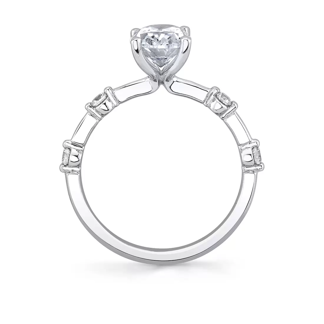 white gold profile oval cut diamond engagement ring eniko