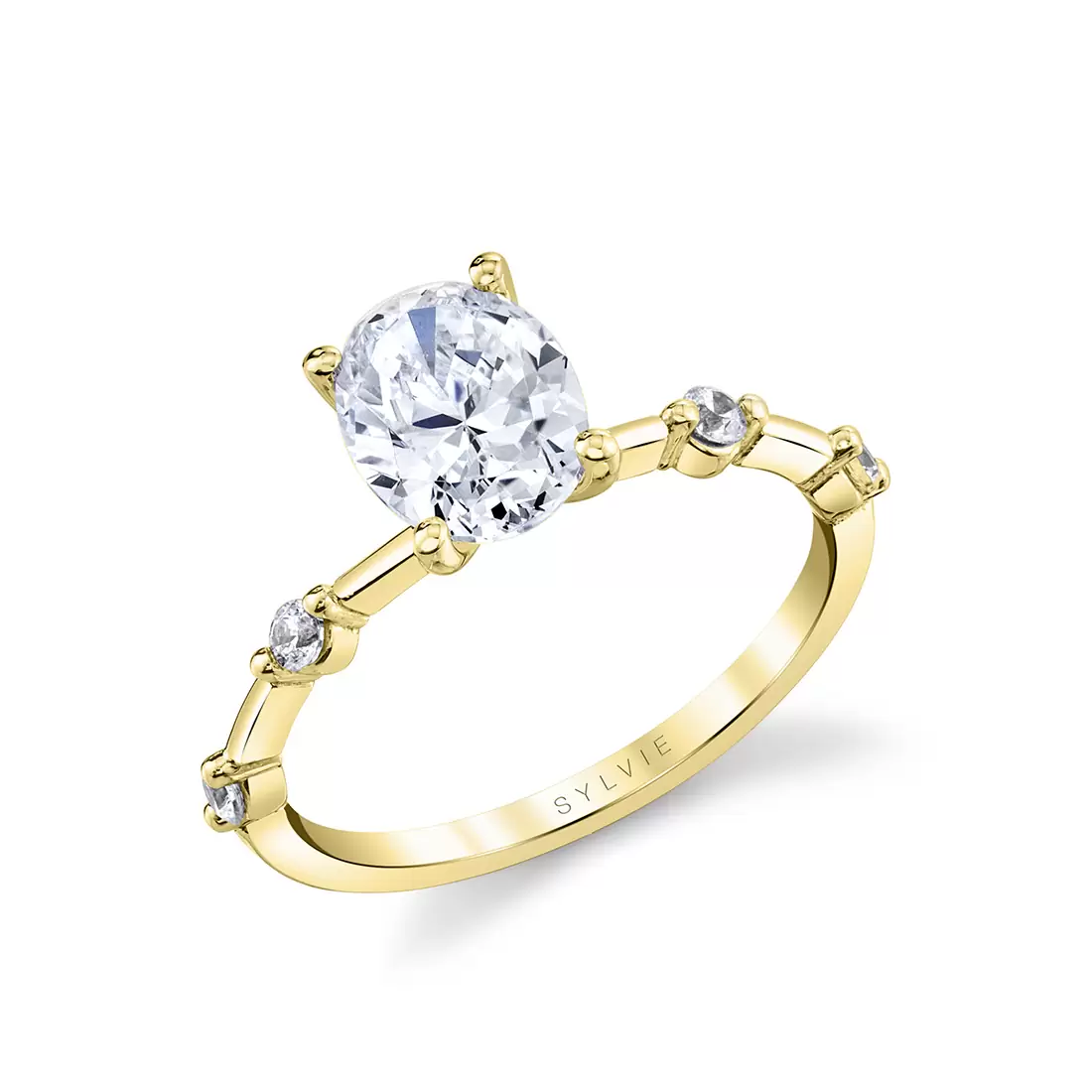 yellow gold oval cut diamond engagement ring eniko