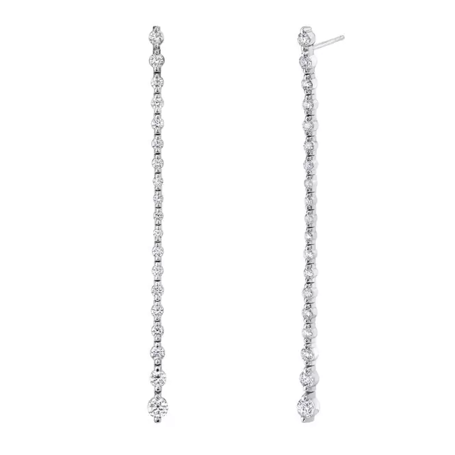 diamond dangle earrings