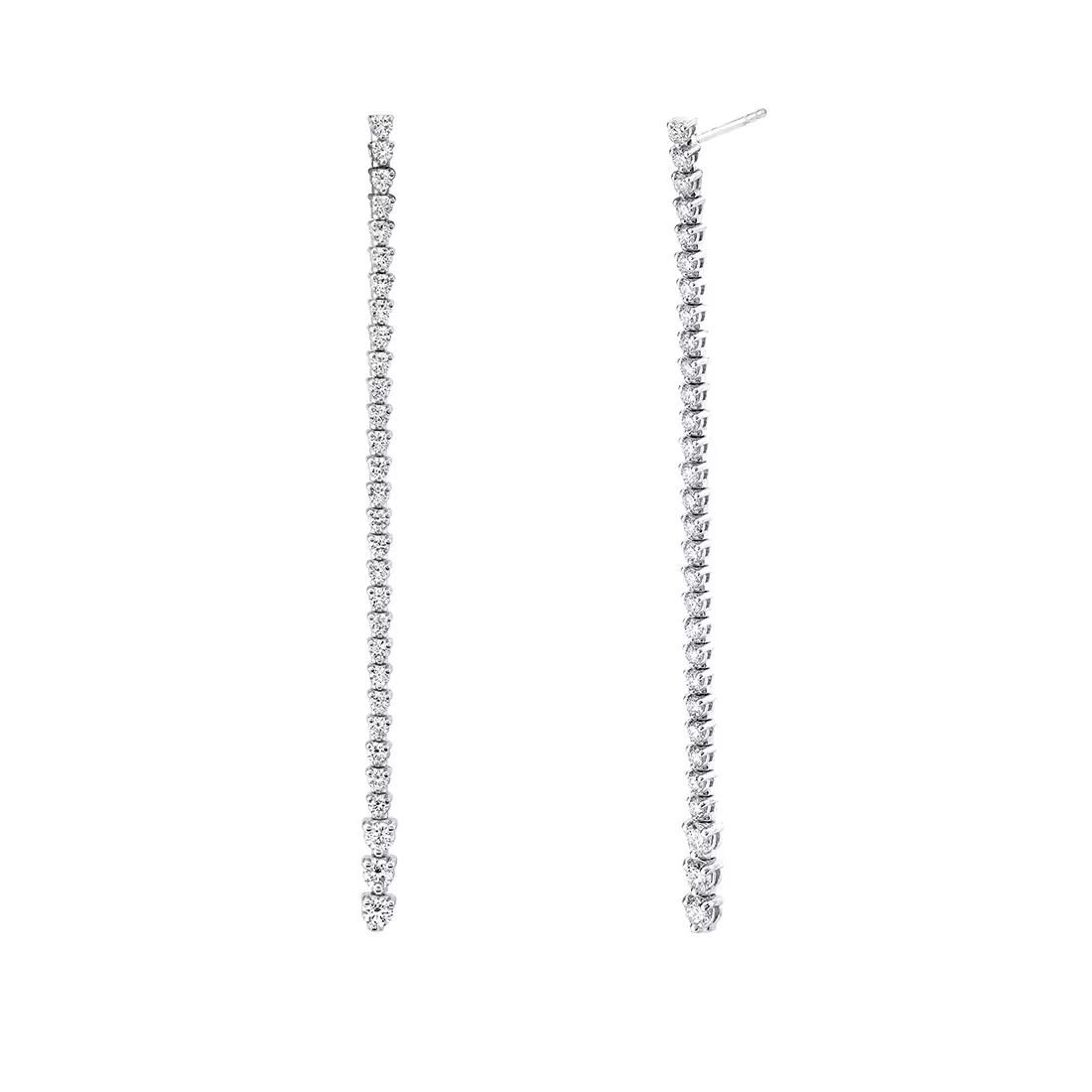 Diamond Dangle Earrings