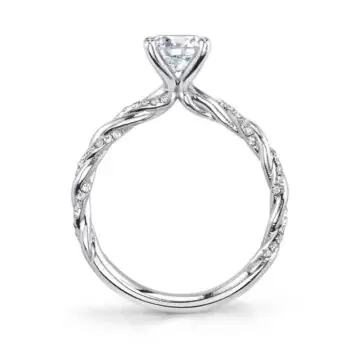 Spiral Engagement Rings by Sylvie