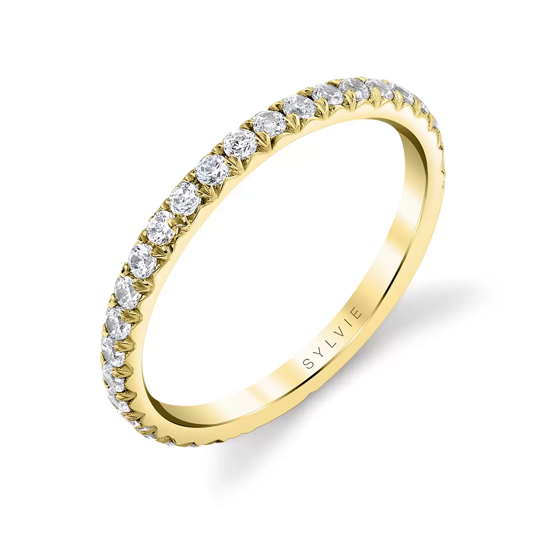 White Gold Classic Diamond Wedding Ring - Nova