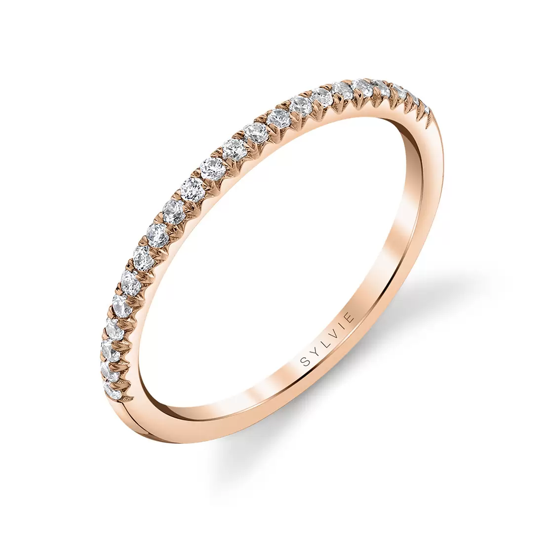 Rose gold, classic, diamond, wedding ring