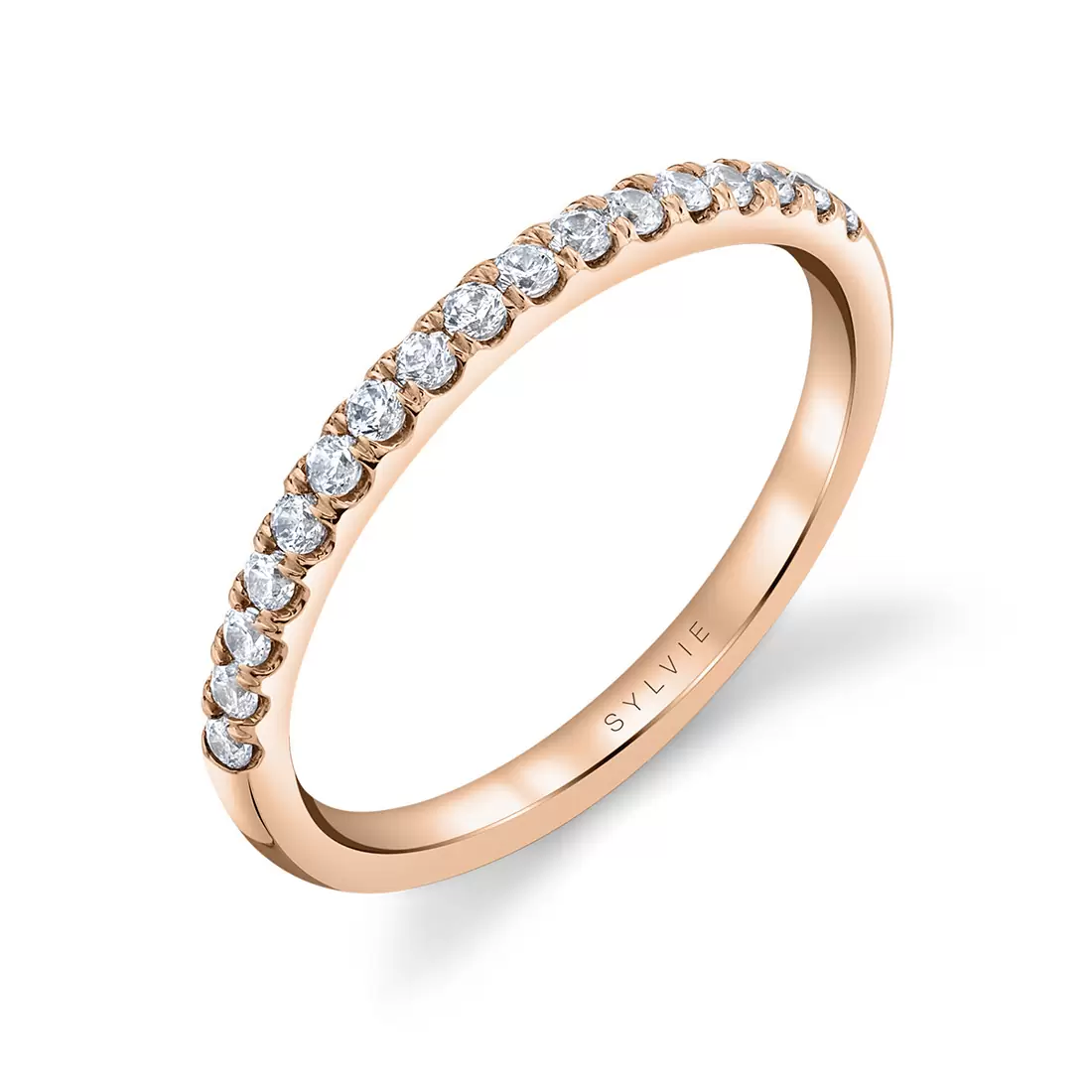 White Gold Classic Diamond Wedding Ring - Landry