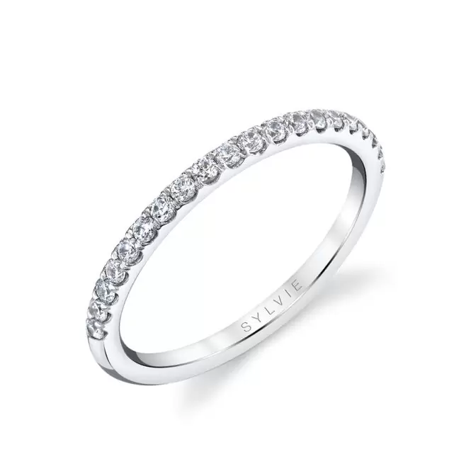 white gold classic wedding ring