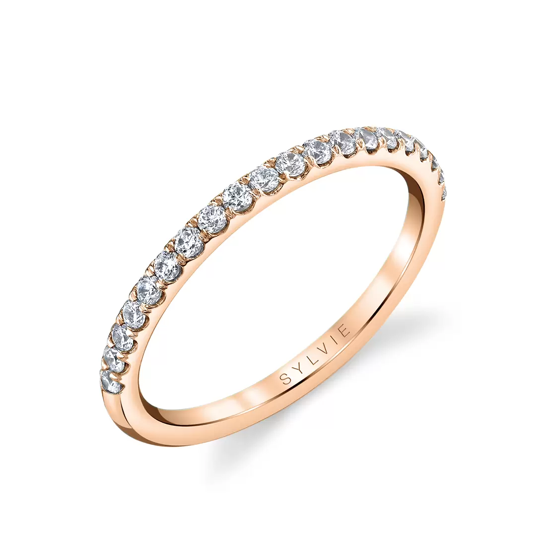 White Gold Classic Diamond Wedding Ring - Aspen