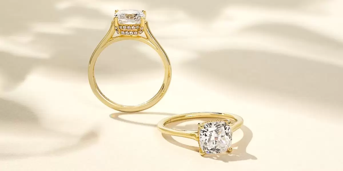 A Guide To Hidden Halo Engagement Rings Sylvie Jewelry