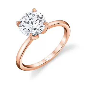 Yellow Gold Tulira Solitaire Marquise Petal Prong Engagement Ring - Chrys