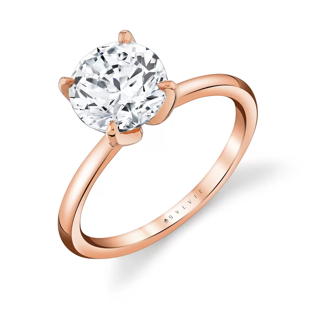 solitaire marquise petal prong engagement ring