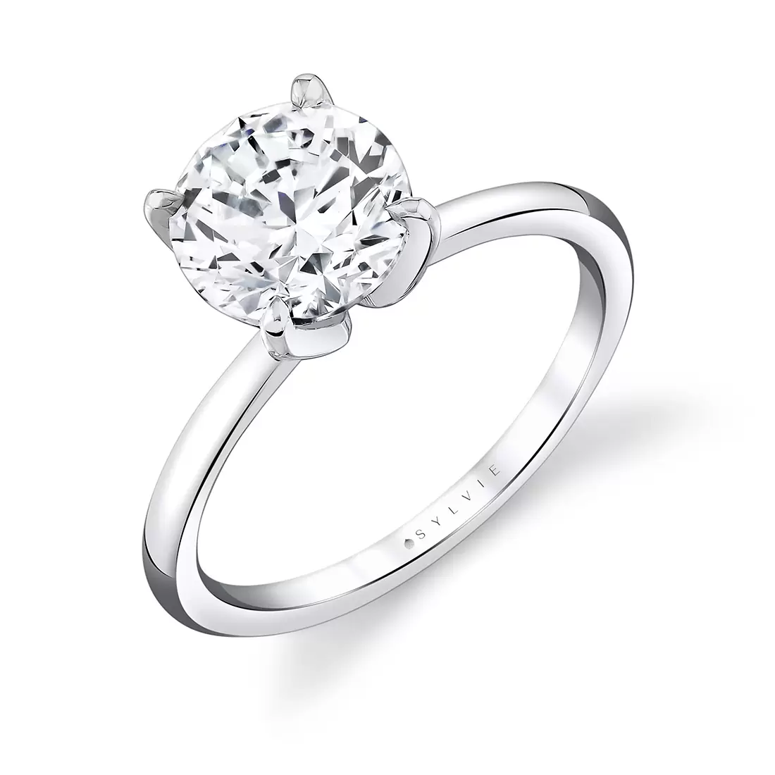 solitaire marquise petal prong engagement ring