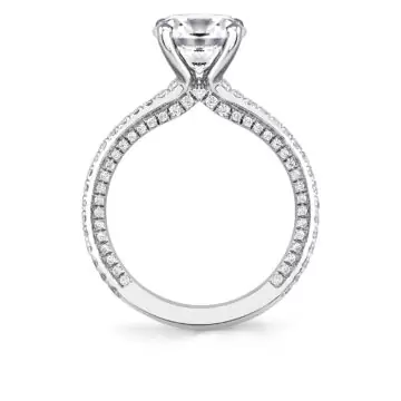 White Gold Iconelle Engagement Ring - Marilyn