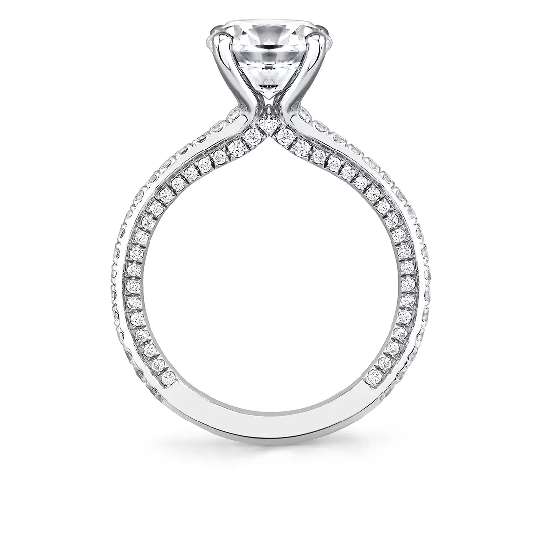 White Gold Iconelle Engagement Ring - Marilyn
