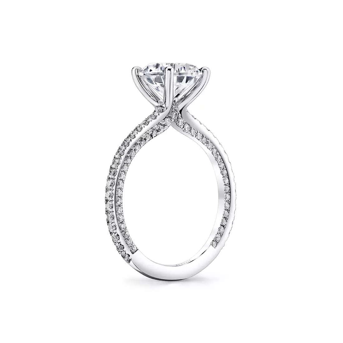 White Gold Iconelle Engagement Ring - Marilyn