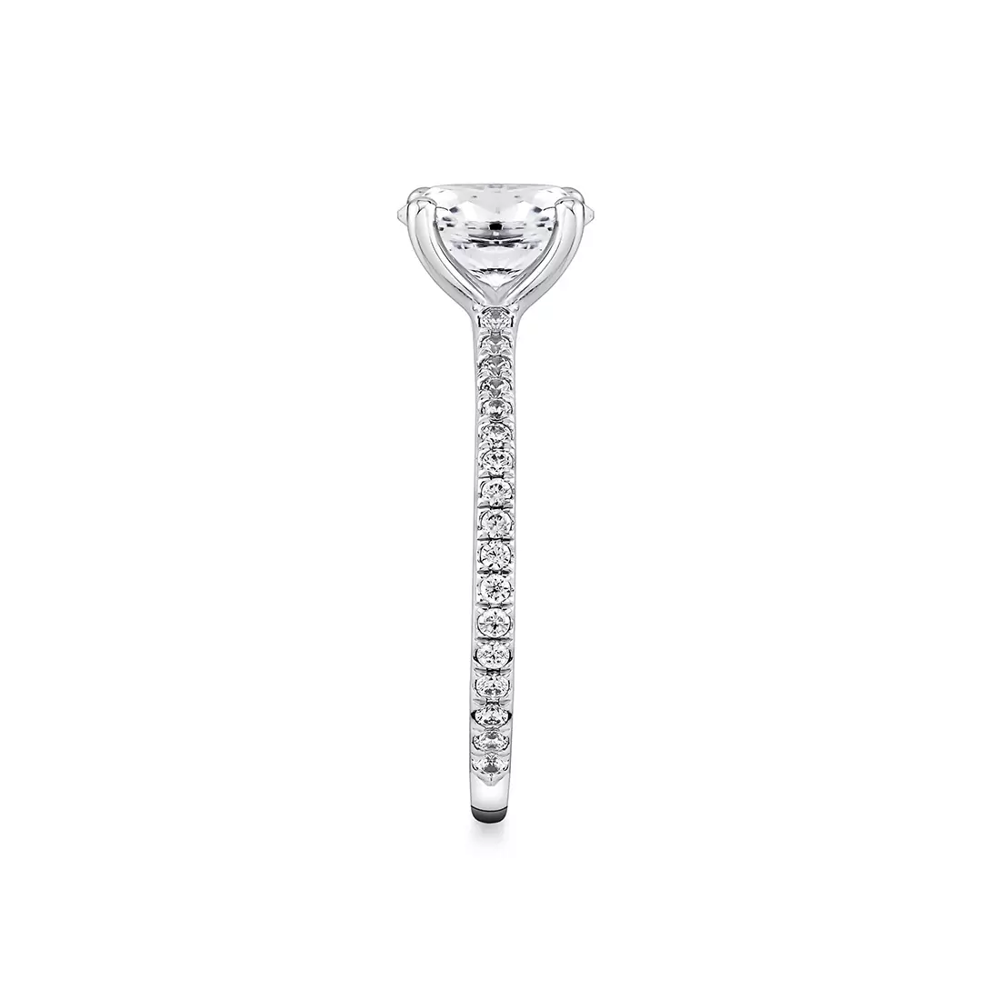 Yellow Gold Iconelle Two Tone Engagement Ring - Audrey