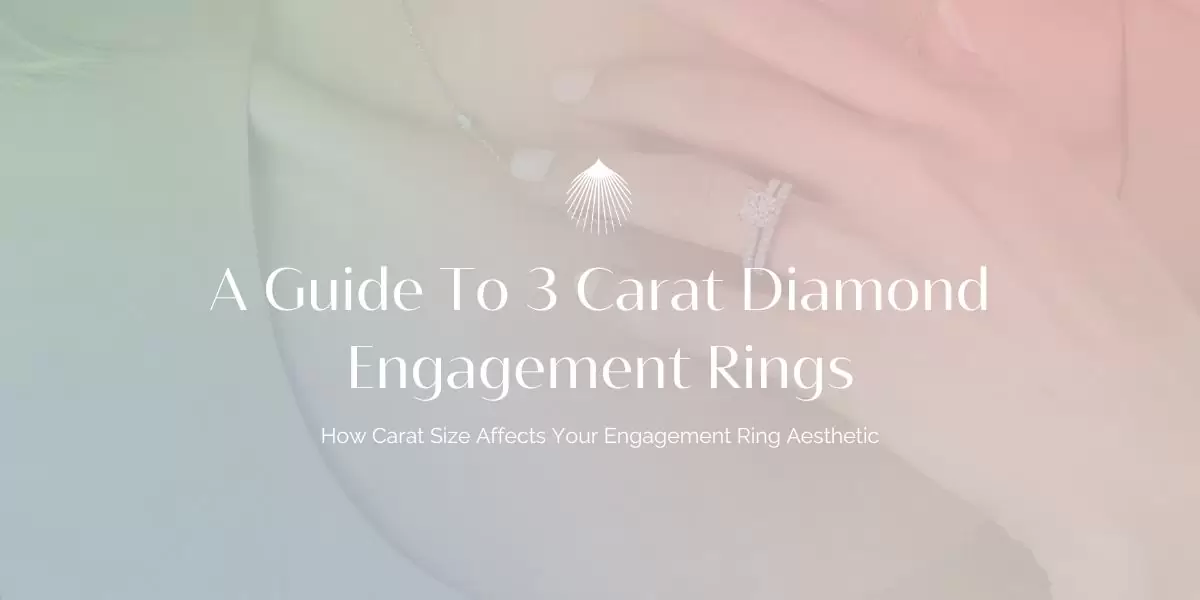 3 carat diamond engagement rings blog header