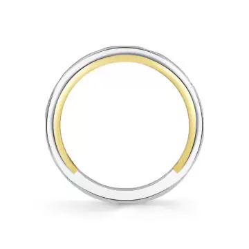 Yellow Gold Iconelle Flush Set Marquise Wedding Ring - Lydia
