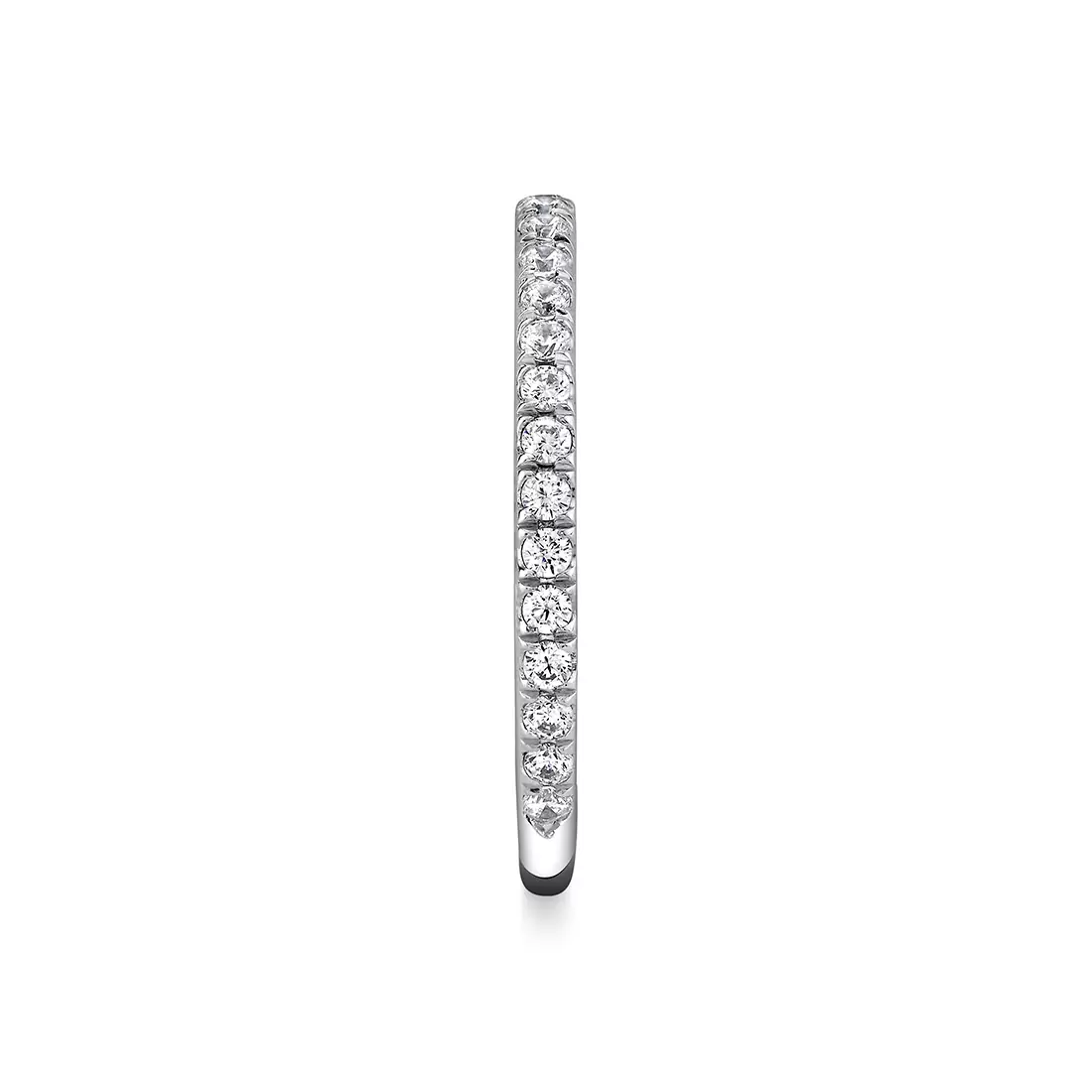 White Gold Iconelle Diamond Shell Wedding Ring