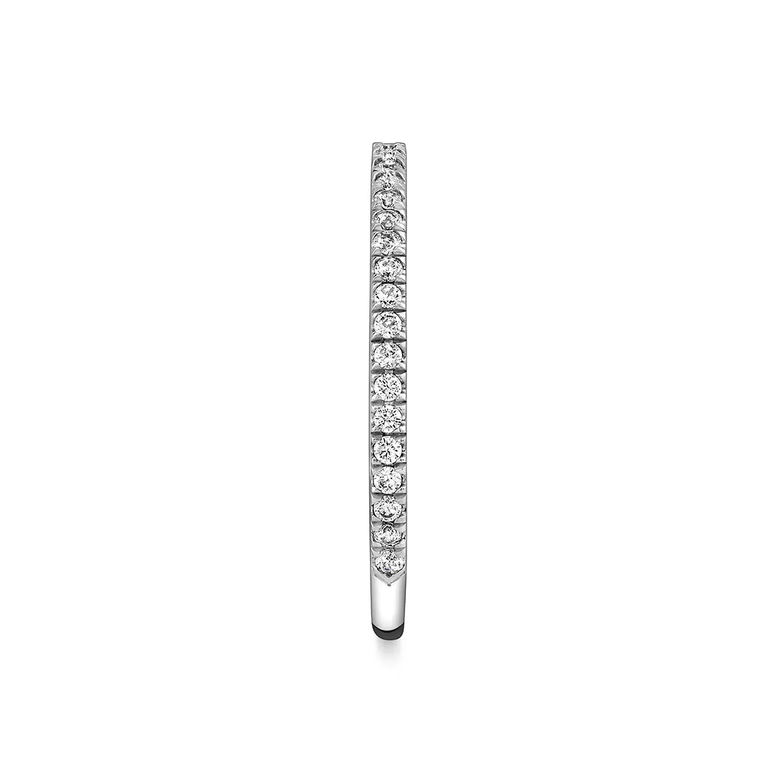 White Gold Iconelle Diamond Shell Wedding Ring