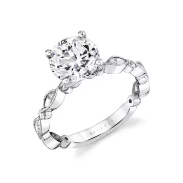 Yellow Gold Tulira Vine Inspired Engagement Ring - Xyris