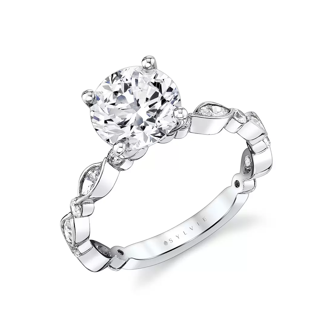 Yellow Gold Tulira Vine Inspired Engagement Ring - Xyris