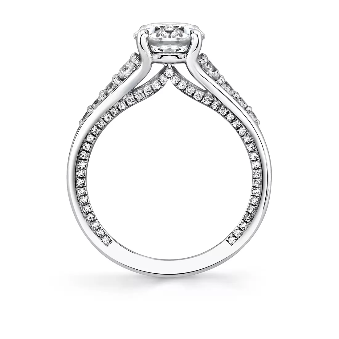 Graduated diamond band on sale