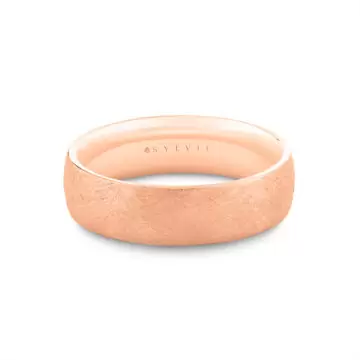 Yellow Gold Heritage Matte Ice Men’s Band - Levi