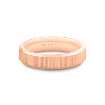 Yellow Gold Heritage Engraved Men’s Band - York
