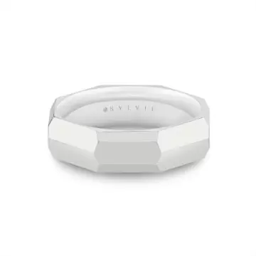 Yellow Gold Heritage Octagonal Polished Men’s Band - Zach