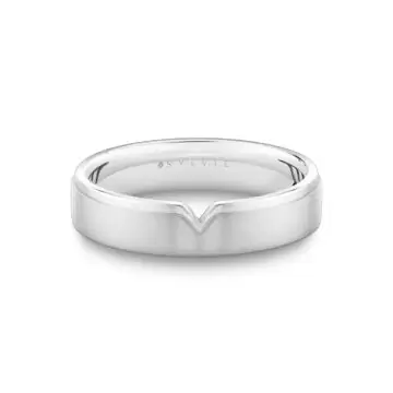 yellow gold two tone men's band