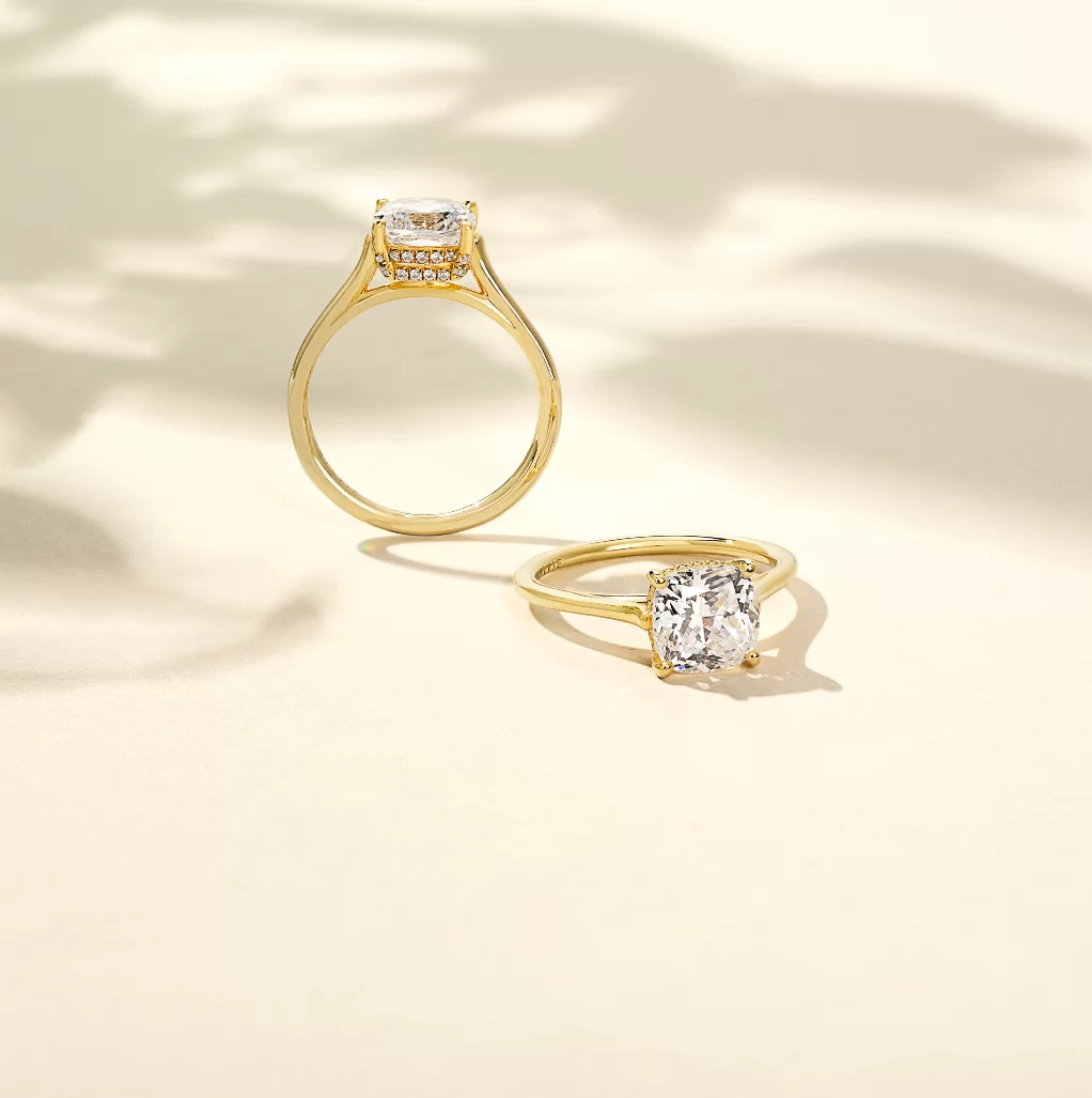 Hidden Halo Engagement Rings 1